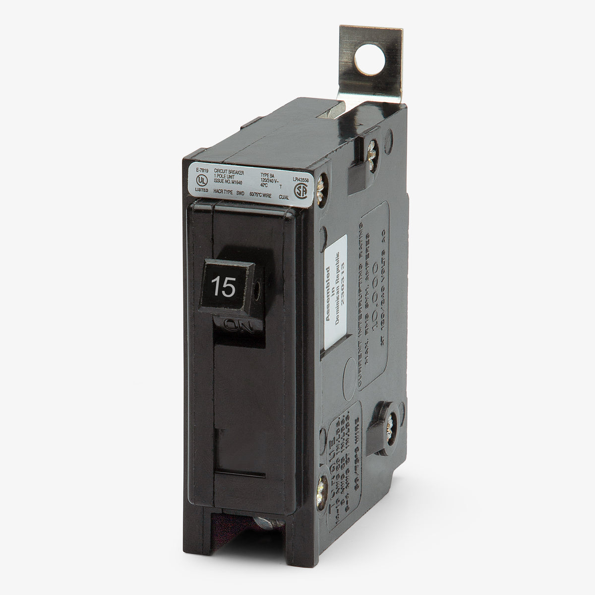 Eaton / Cutler-Hammer BAB1015 - 15A 1 Pole Miniature Circuit Breaker