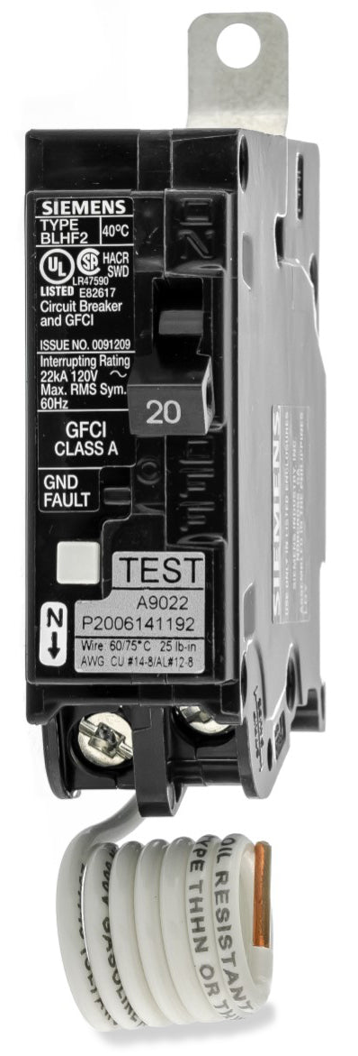 Siemens BF120AHH - 20A GFCI Molded Case Circuit Breaker