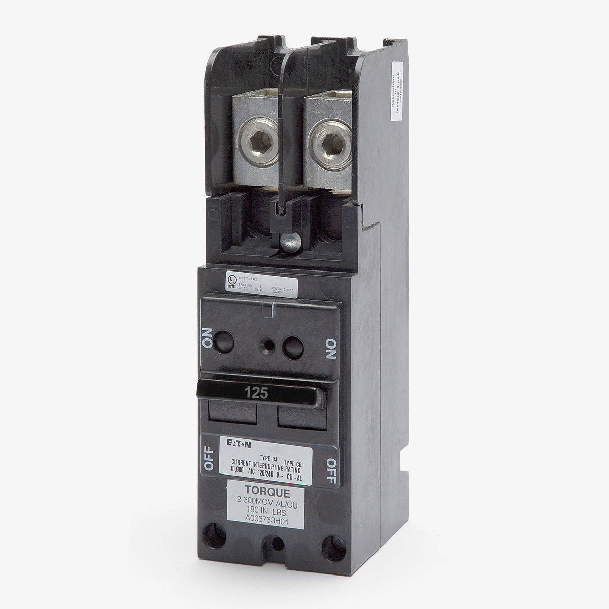 Eaton / Cutler-Hammer BJ2125 - 125A 2 Pole Molded Case Circuit Breaker