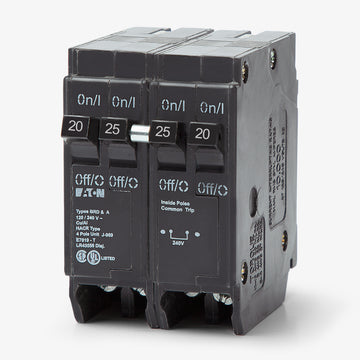 Eaton / Cutler-Hammer BQ2252120 - 20/25A Quadplex Miniature Circuit Breaker