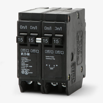 Eaton / Cutler-Hammer BQC2152115 - 15/15A Quadplex Miniature Circuit Breaker