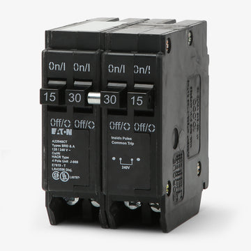 Eaton / Cutler-Hammer BQC2302115 - 15/30A Quadplex Miniature Circuit Breaker
