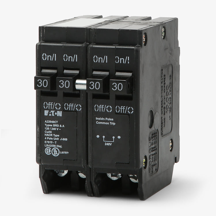 Eaton / Cutler-Hammer BQC2302130 - 30/30A Quadplex Miniature Circuit Breaker