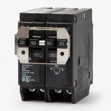 Eaton / Cutler-Hammer BQC230250 - 30/50A Quadplex Miniature Circuit Breaker