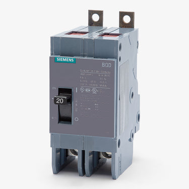 Siemens BQD220 - 20A 2 Pole Molded Case Circuit Breaker