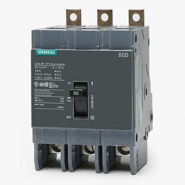 Siemens BQD350 - 50A 3 Pole Molded Case Circuit Breaker