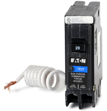 Eaton / Cutler-Hammer BRAFGF120 - 20A Dual Function Miniature Circuit Breaker