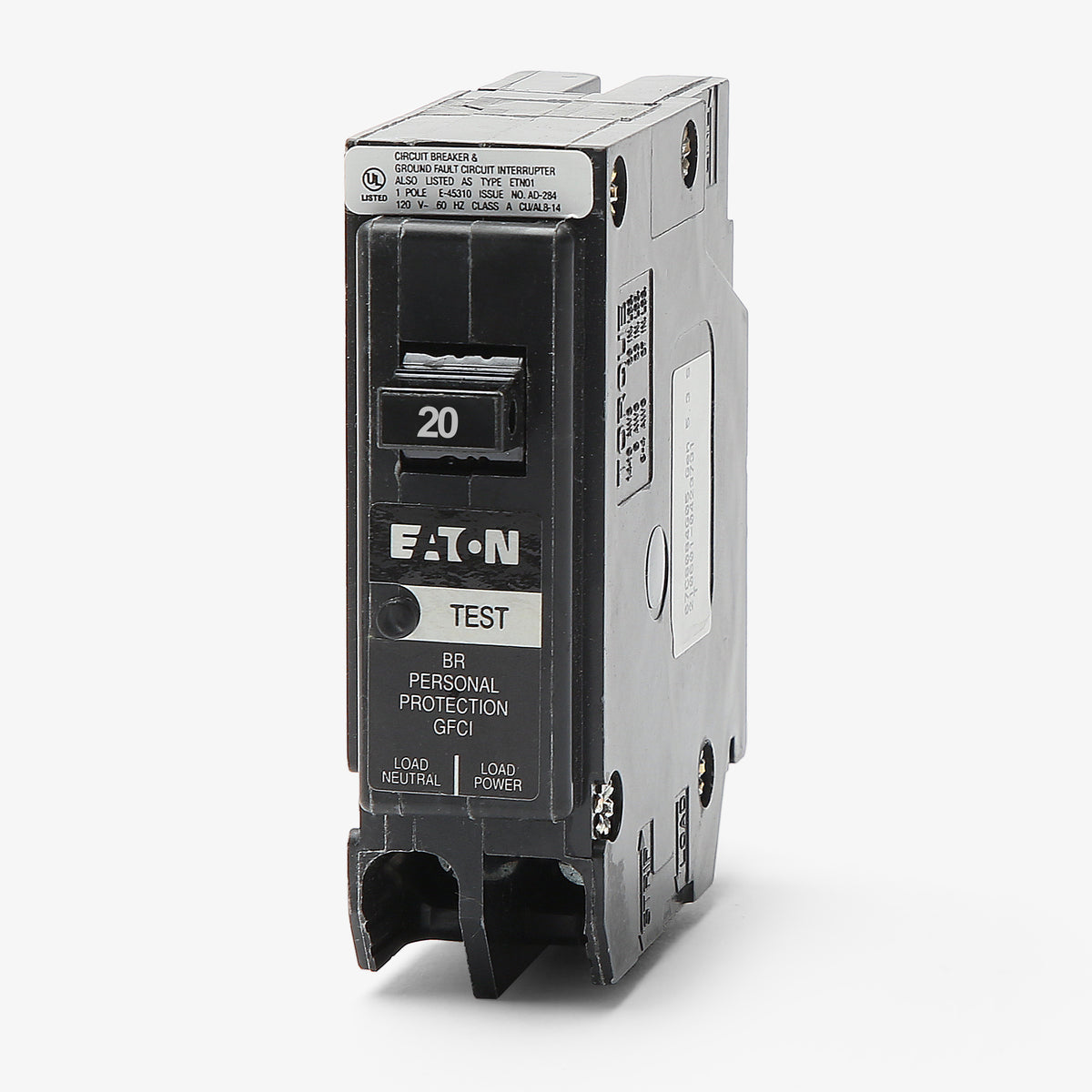 Eaton / Cutler-Hammer BRP120GF - 20A GFCI Miniature Circuit Breaker