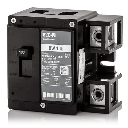 Eaton / Cutler-Hammer BW2100 - 100A 2 Pole Molded Case Circuit Breaker