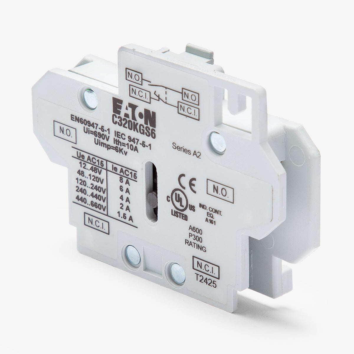 Eaton/Cutler-Hammer C320KGS6 Auxiliary Contact