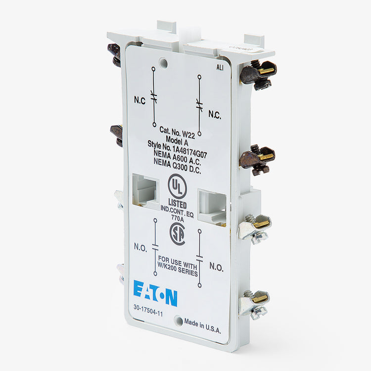 Eaton/Cutler-Hammer CHW22 Auxiliary Contact Kit