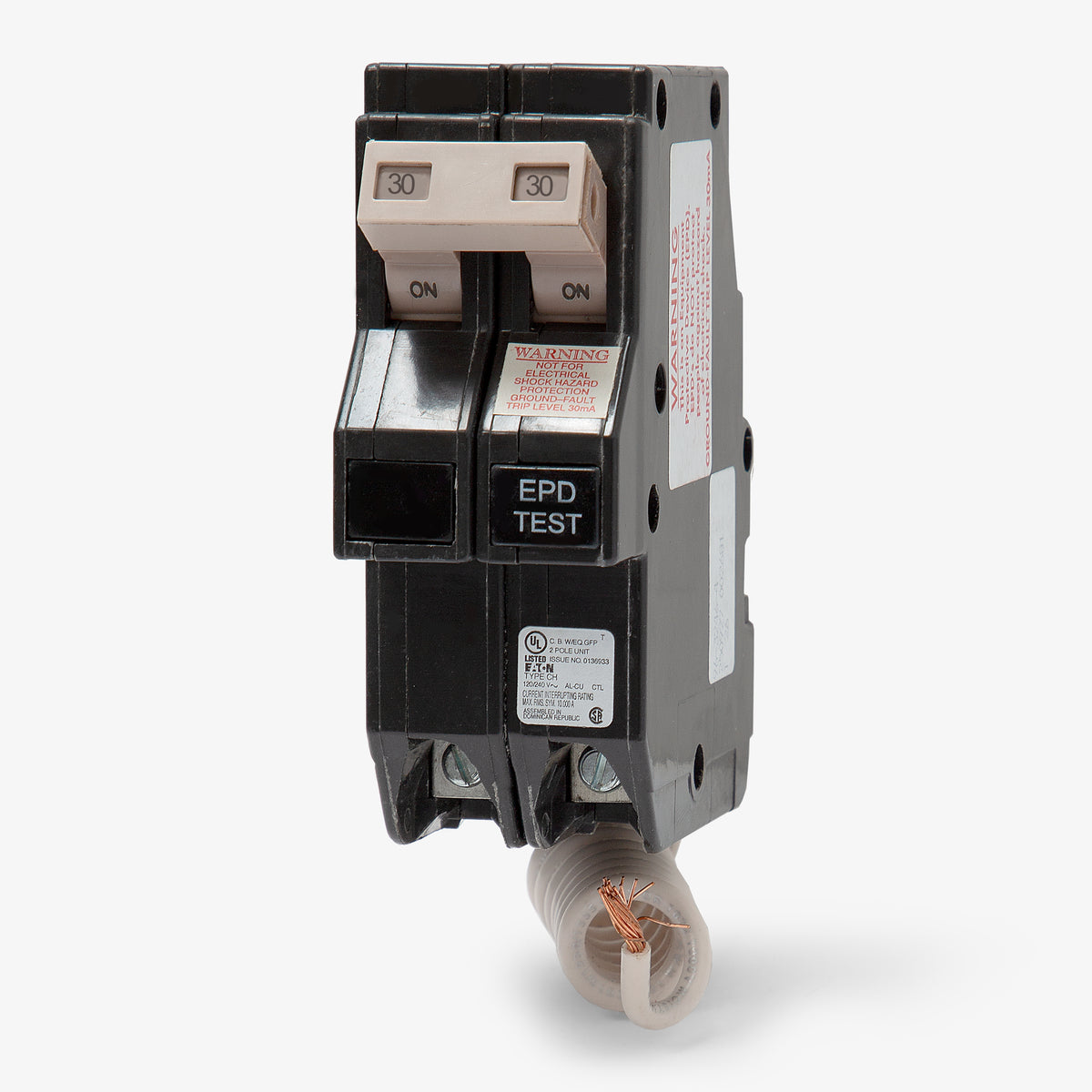 Eaton / Cutler-Hammer CH230EPD - 30A GFEP Miniature Circuit Breaker