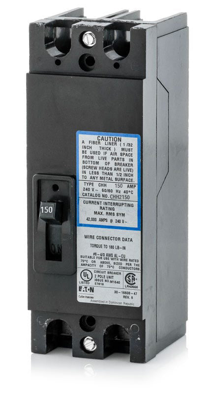 Eaton / Cutler-Hammer CHH2150 - 150A 2 Pole Molded Case Circuit Breaker