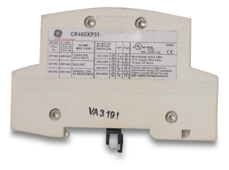 General Electric CR460XP31 Power Pole Assembly