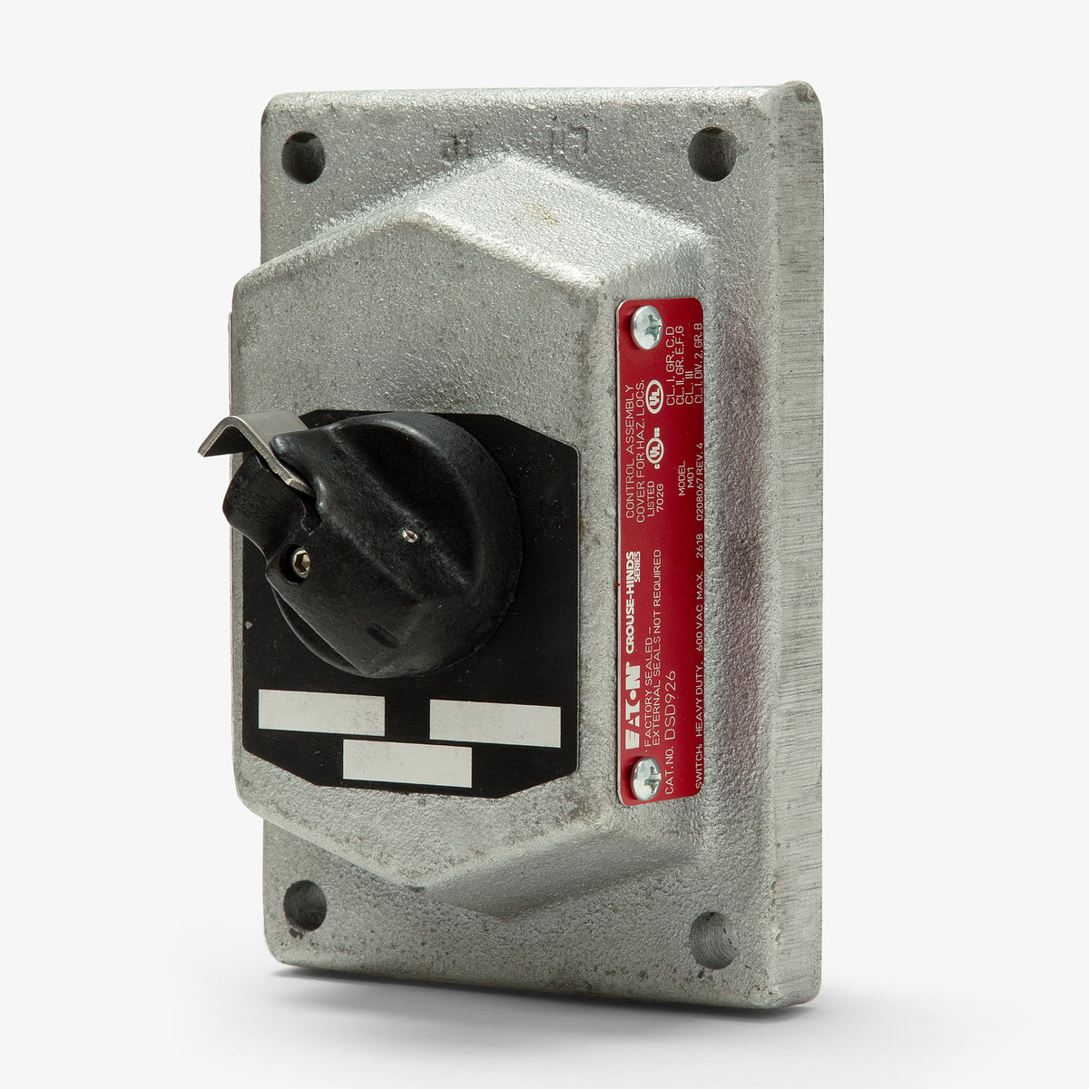 Eaton Crouse-Hinds DSD926 Selector Switch