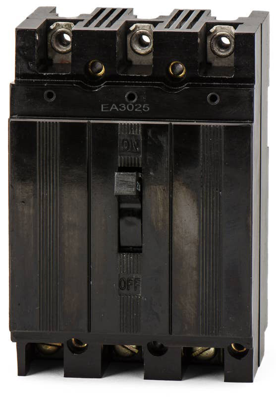 Eaton / Westinghouse EA3025 - 25A 3 Pole Molded Case Circuit Breaker