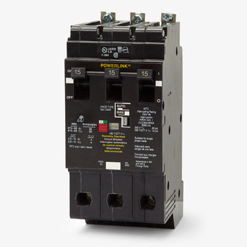 Square D ECB34015G3 - 15A 3 Pole Miniature Circuit Breaker