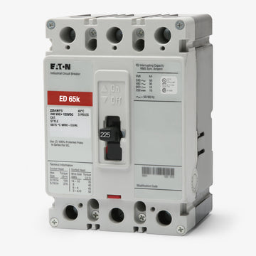 Eaton / Cutler-Hammer ED3225 - 225A 3 Pole Molded Case Circuit Breaker