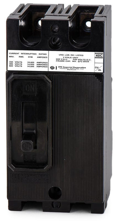Siemens / ITE EF2B025 - 25A 2 Pole Molded Case Circuit Breaker