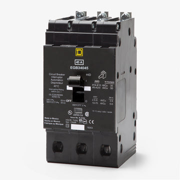 Square D EGB34045 - 45A 3 Pole Miniature Circuit Breaker