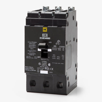 Square D EGB34060 - 60A 3 Pole Molded Case Circuit Breaker
