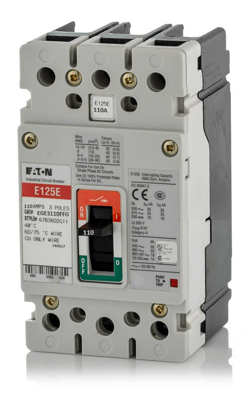 Eaton / Cutler-Hammer EGE3110FFG - 110A 3 Pole Molded Case Circuit Breaker