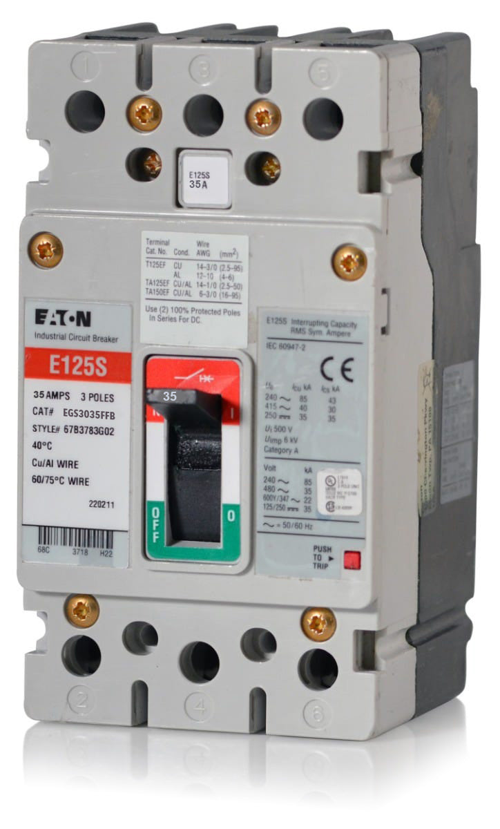 Eaton / Cutler-Hammer EGS3035FFB - 35A 3 Pole Molded Case Circuit Breaker