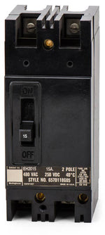Eaton / Cutler-Hammer EH2015 - 15A 2 Pole Molded Case Circuit Breaker
