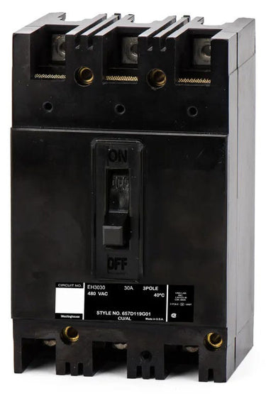 Eaton / Cutler-Hammer EH3030 - 30A 3 Pole Molded Case Circuit Breaker