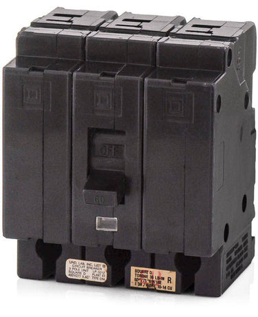 Square D EH34060 - 60A 3 Pole Molded Case Circuit Breaker