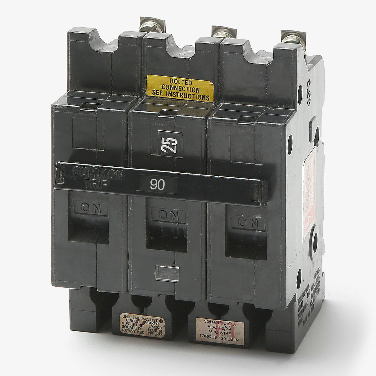 Square D EHB34090 - 90A 3 Pole Molded Case Circuit Breaker