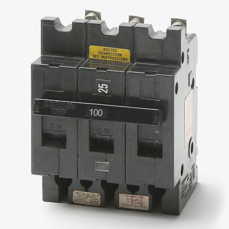 Square D EHB34100 - 100A 3 Pole Molded Case Circuit Breaker