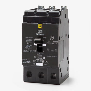 Square D EJB34025 - 25A 3 Pole Miniature Circuit Breaker