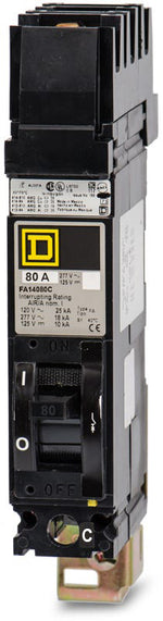 Square D FA14080C - 80A 1 Pole Molded Case Circuit Breaker