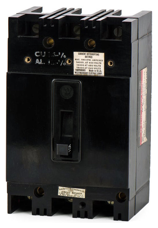 Eaton / Westinghouse FA3100 - 100A 3 Pole Molded Case Circuit Breaker
