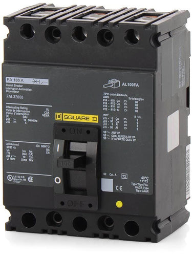 Square D FAL32000 - 100A 3 Pole Molded Case Switch