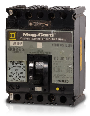 Square D FAP3603015M - 30A 3 Pole Motor Circuit Protector