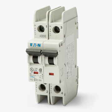 Eaton / Cutler-Hammer FAZ-C1/2-NA - 1A 2 Pole Miniature Circuit Breaker