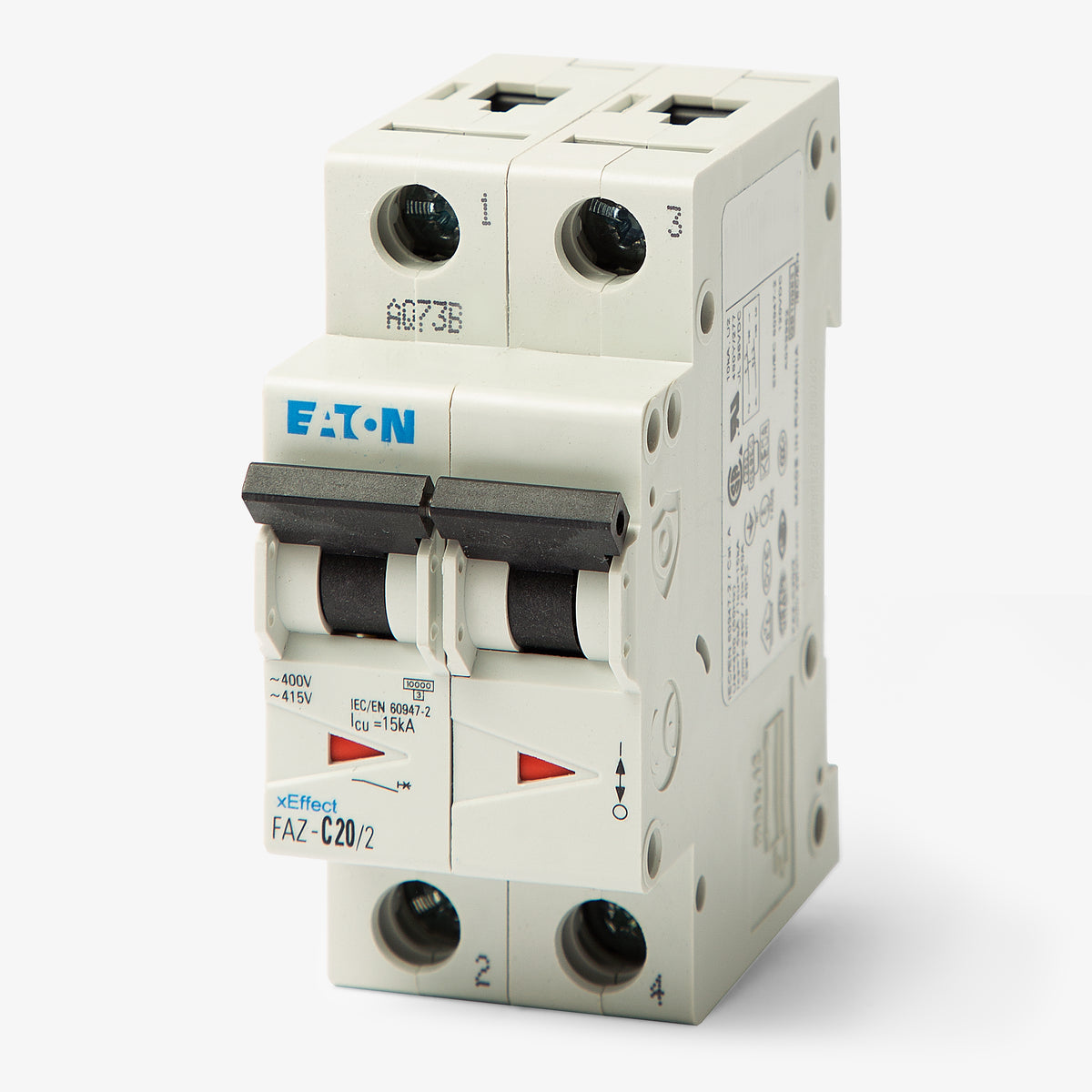 Eaton / Cutler-Hammer FAZ-C20/2 - 20A 2 Pole Supplementary Protector