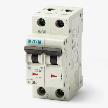 Eaton / Cutler-Hammer FAZ-C20/2 - 20A 2 Pole Supplementary Protector