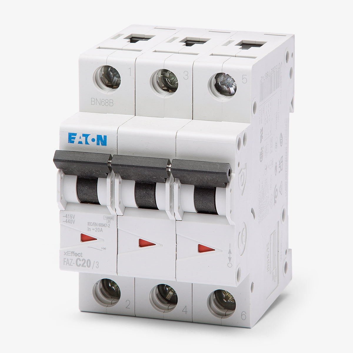 Eaton / Cutler-Hammer FAZ-C20/3 - 20A 3 Pole Supplementary Protector