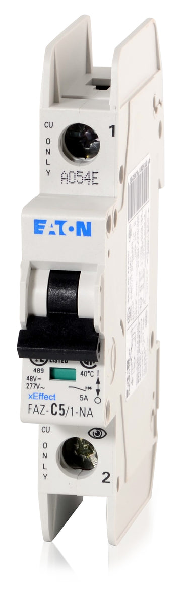 Eaton / Cutler-Hammer FAZ-C5/1-NA-SP - 5A 1 Pole Miniature Circuit Breaker