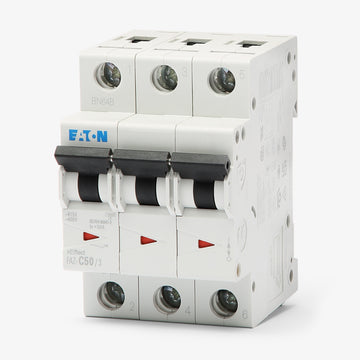 Eaton / Cutler-Hammer FAZ-C50/3 - 50A 3 Pole Supplementary Protector