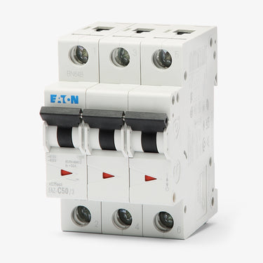 Eaton / Cutler-Hammer FAZ-C50/3 - 50A 3 Pole Supplementary Protector