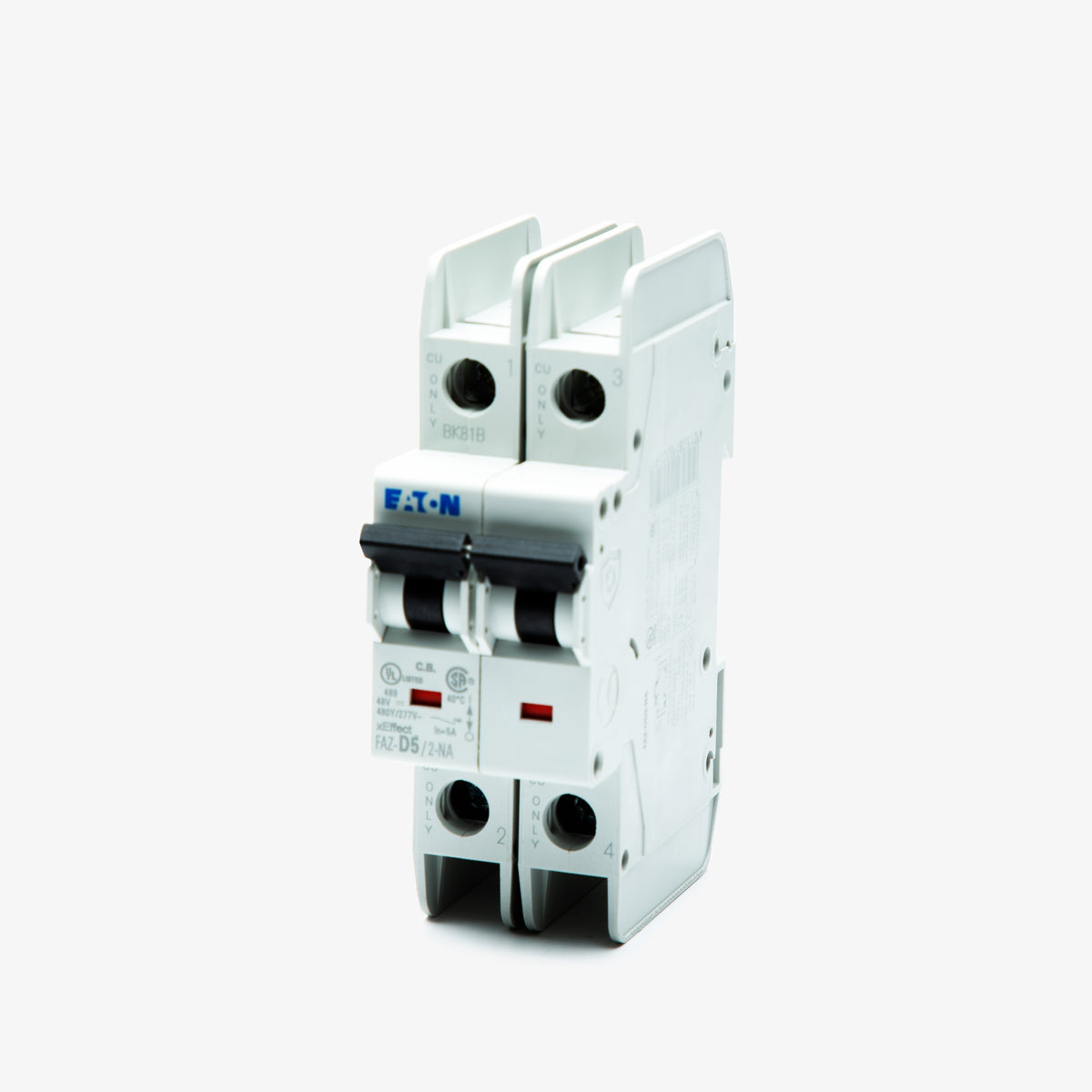 Eaton / Cutler-Hammer FAZ-D5/2-NA - 5A 2 Pole Miniature Circuit Breaker