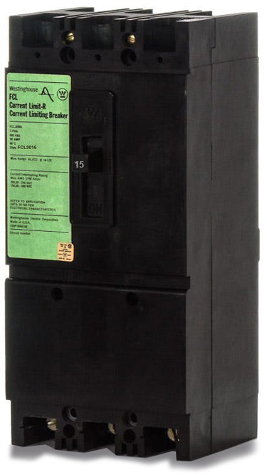 Eaton / Westinghouse FCL3015 - 15A 3 Pole Molded Case Circuit Breaker