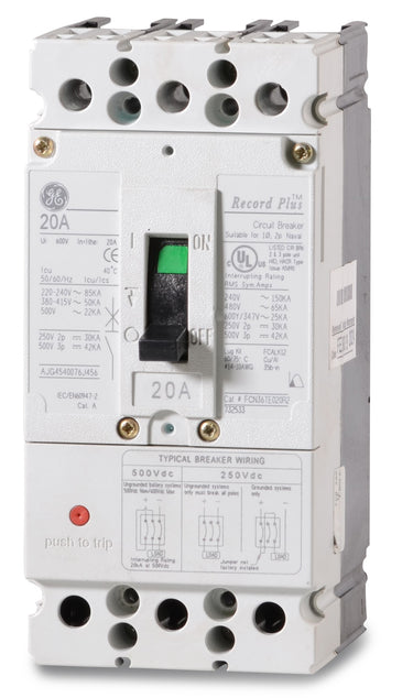 General Electric FCN36TE020R2 3 Pole Circuit Breaker