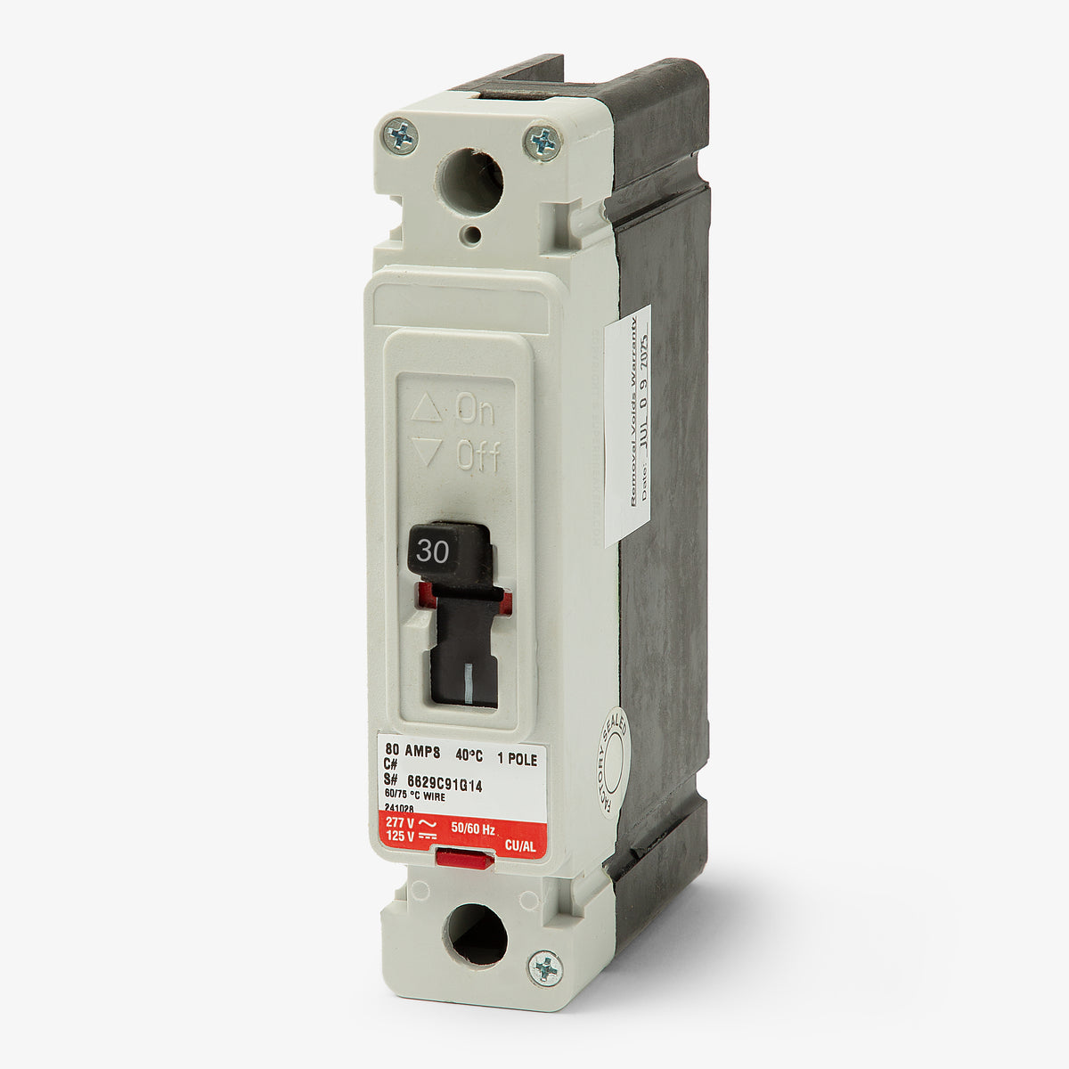 Eaton / Cutler-Hammer FD1030L - 30A 1 Pole Molded Case Circuit Breaker