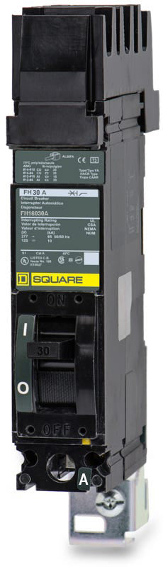 Square D FH16030A - 30A 1 Pole Molded Case Circuit Breaker