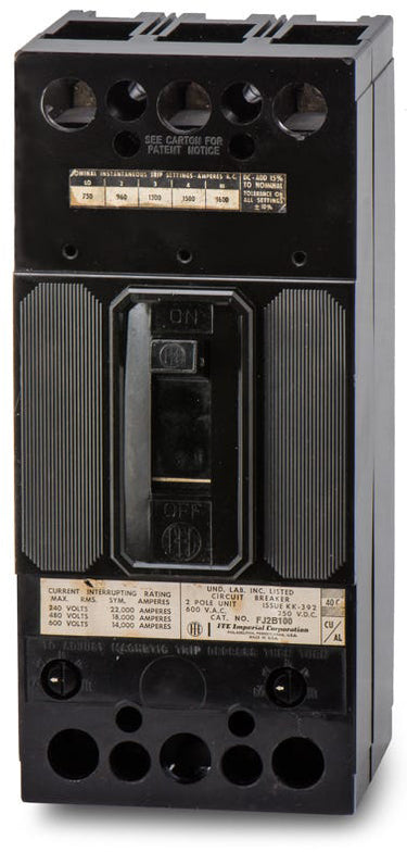 Siemens FJ2B100 - 100A 2 Pole Molded Case Circuit Breaker